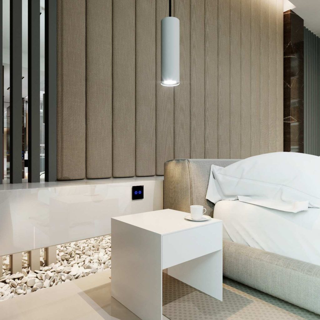Дизайн интерьера в современном сителе Главная спальня